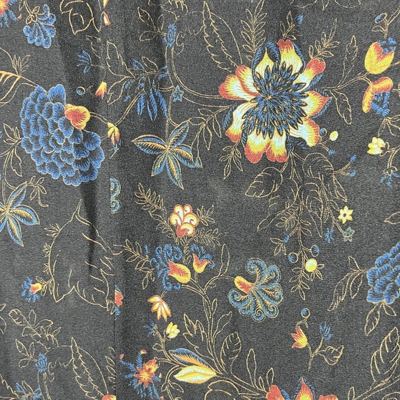 A.L.C. Noemi Silk Floral Top With Lace Inset Panel Sz 4 - Picture 14 of 14